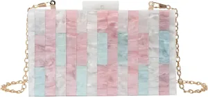 LETODE Acrylic Clutch Bags Purse Perspex Bag Handbags for Women