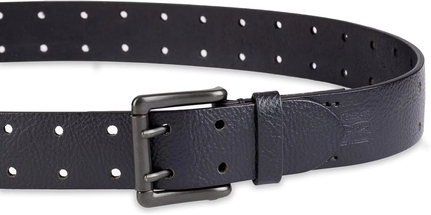 Levi's Men's Casual Everyday Jean Belt with Double Prong Buckle