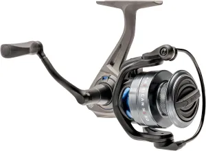 Lew’s American Hero Spinning Fishing Reel, 4 1 Bearings, Graphite Frame, Speed Gears, Speed Lube, Multi-Disc Drag, Gray/Black/Blue