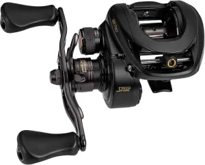 Lew's BB1 Pro Baitcast Fishing Reel, 10 Bearing System with Stainless Steel Double Shielded Ball Bearings