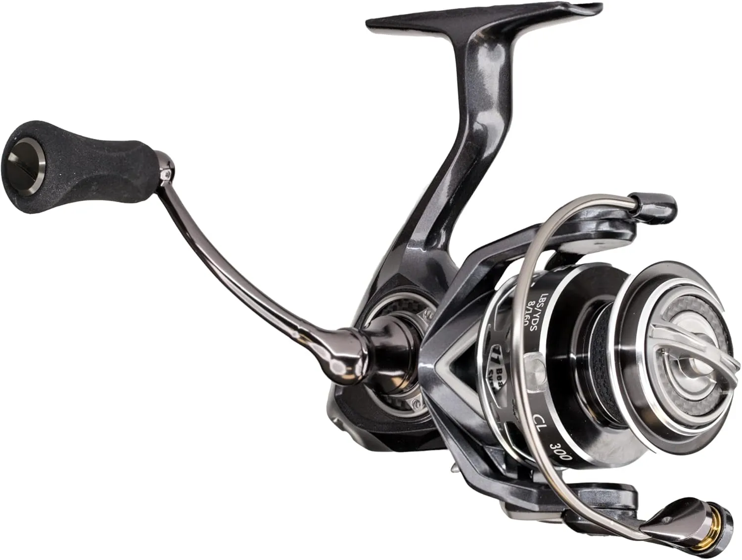 Lew's Custom Lite SLP Baitcast Fishing Reel, 7.5:1 Gear Ratio, 11 Bearing System with Stainless Steel Double Shielded Ball Bearings