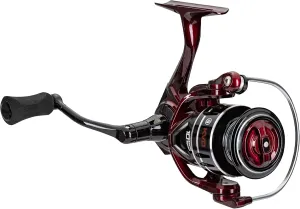 Lew's KVD Spinning Fishing Reel, Right or Left-Hand Retrieve, Aluminum Frame, Premium 10 Bearing System