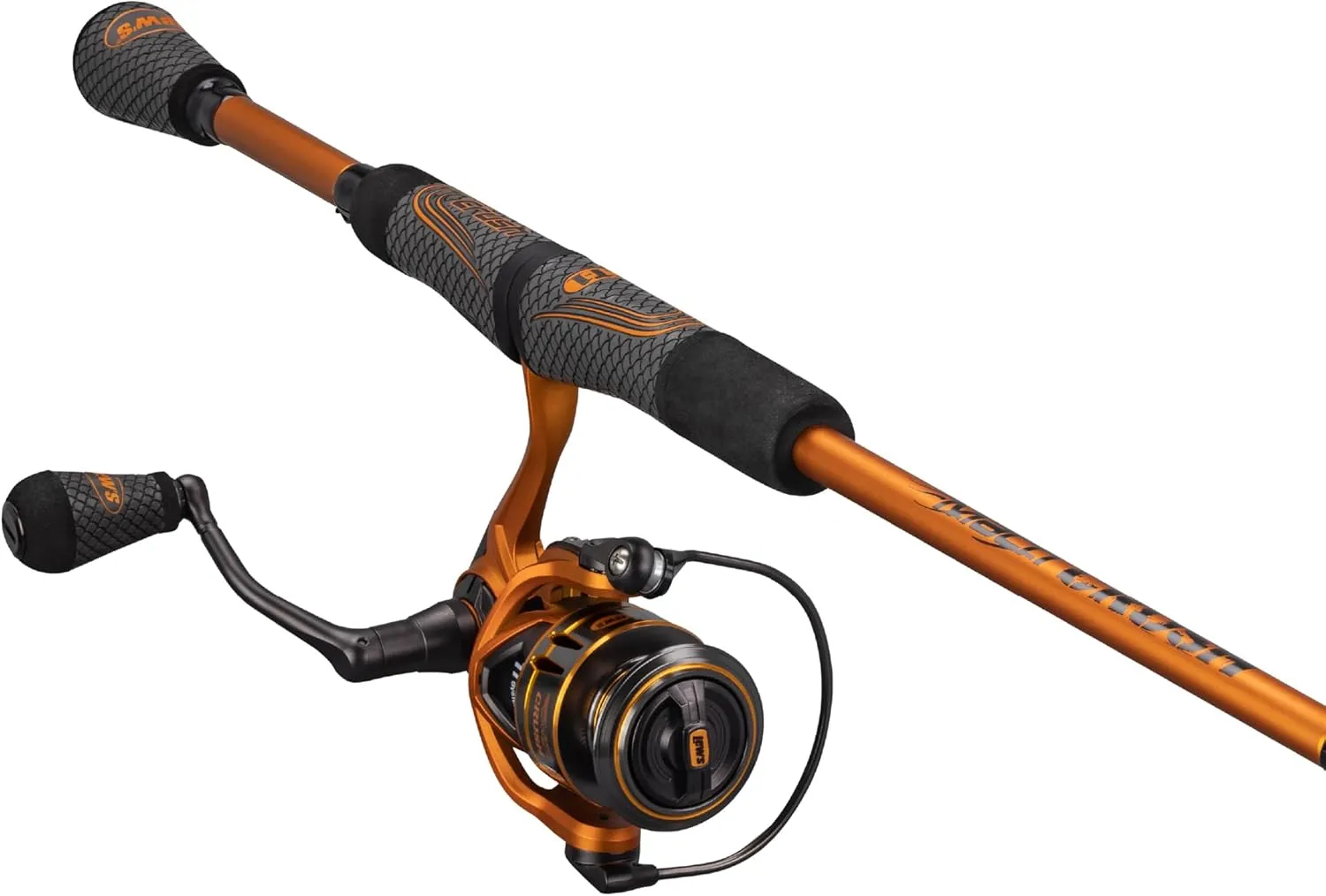 Lew's Mach Crush 30 Spin 7' Med Fast Spin Combo, Orange, one Size (MCR30A70MFS)