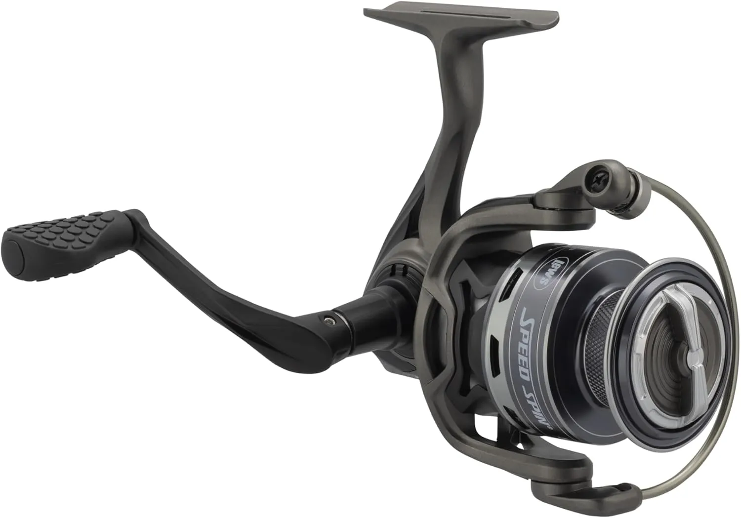 Lew's Speed Spin Spinning Fishing Reel, 6.2:1 Gear Ratio, Right or Left-Hand Retrieve, Graphite Frame, Premium 10 Stainless Steel Ball Bearings