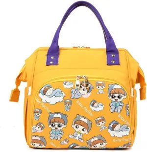 Lightweight Little Mommy Bag, Shoulder Crossbody Baby Mom Bag, Large Capacity(Yellow)