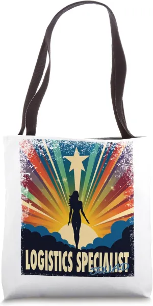 Logistics Specialist Funny Female Hero Job Women Tote Bag