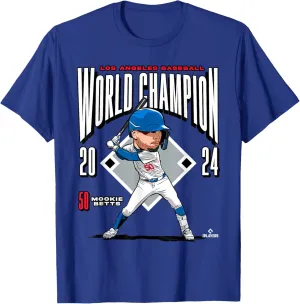 Los Angeles 24 World Champion | Mookie Betts | MLBWS24MB T-Shirt