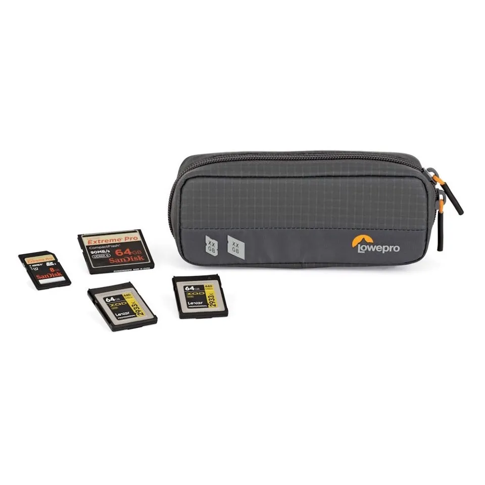 Lowepro LP37186 GRL Gear Duo Memory Wallet 20 (Dark Grey / Gris Fonce)