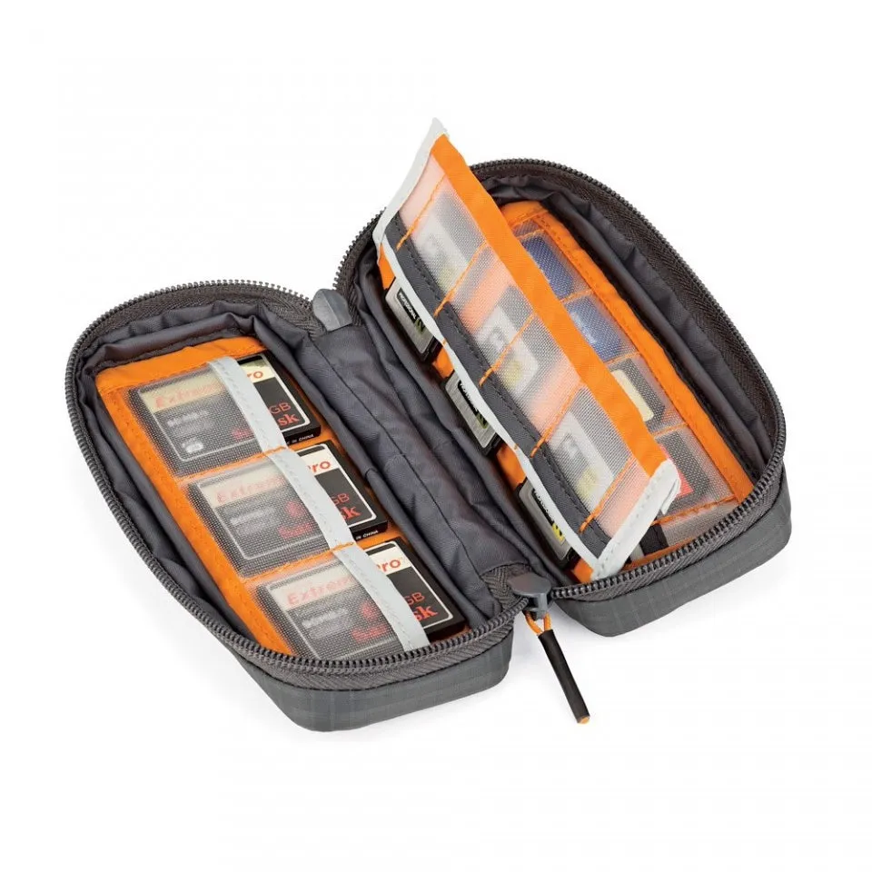 Lowepro LP37186 GRL Gear Duo Memory Wallet 20 (Dark Grey / Gris Fonce)