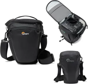 Lowepro ProTactic TLZ 70 Pro AW III Toploader Camera Bag, Camera Case for DSLR, Mirrorless, Vol.5L Dim: 12.x5.51x6.3in, for Cameras w/Lens attached, Modular Shoulder Bag, for Photographer/Videographer