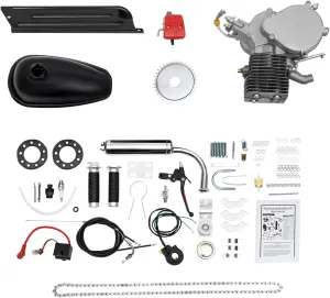 LOYALHEARTDY 100CC Bicycle Engine Kit Bike Bicycle Motorized 2 Stroke Petrol Gas Motor Engine Kit for Most 26"/28" Bike