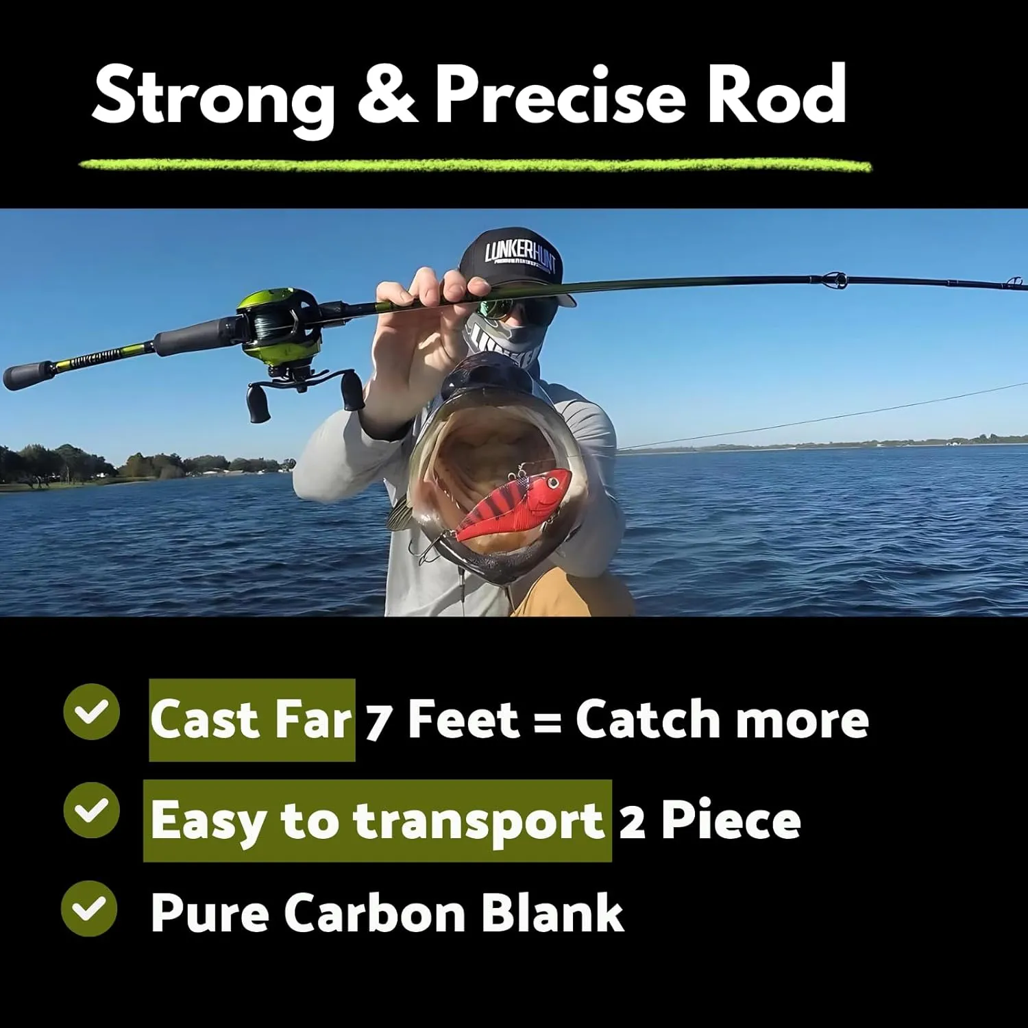 Lunkerhunt ‎Bedlam Fishing Rod