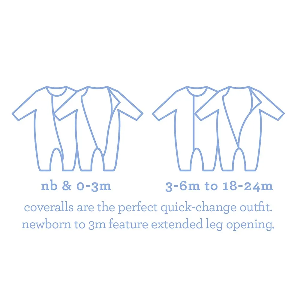 Magnetic Me Easy-Close Modal Coverall Jumpsuit Carousel 12-18 Months