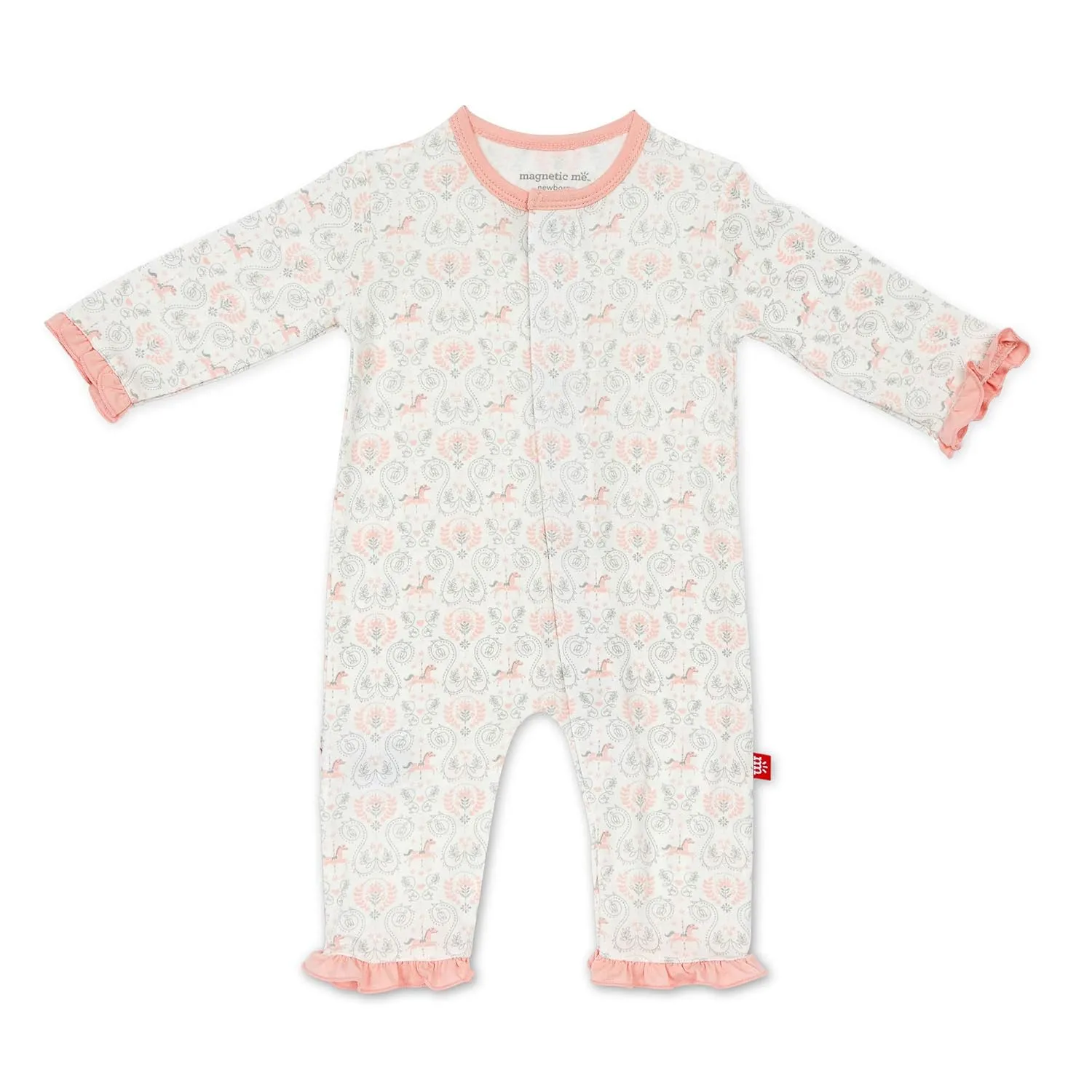 Magnetic Me Easy-Close Modal Coverall Jumpsuit Carousel 12-18 Months