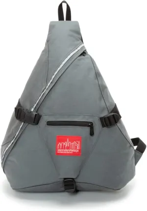 Manhattan Portage J Bag Large Ver. 2 With Adjustable Strap Water Resistant And Large Main Compartment Cordura 1000D For Work College Travel (Grey)