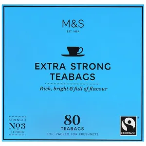 Marks and Spencer 80 Extra Strong Teabags 250g