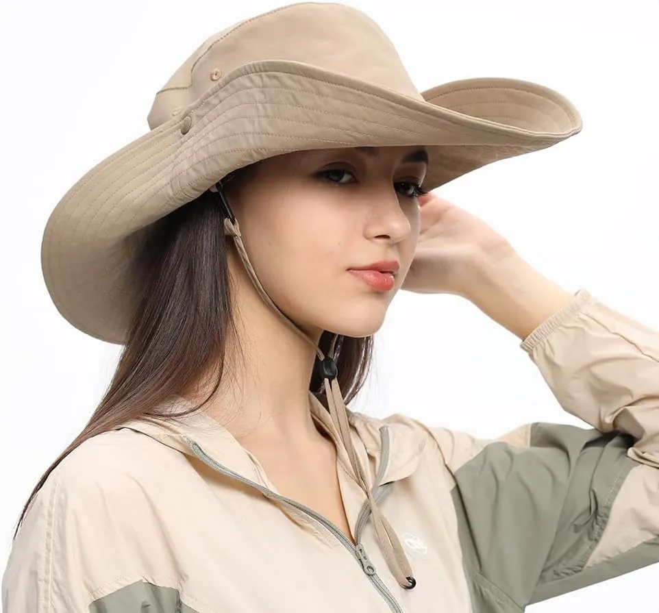Men Women Foldable Fishing Hat UPF 50  Sun Hats Bucket Boonie Hat for Hiking Garden Safari Beach SNH3M274D