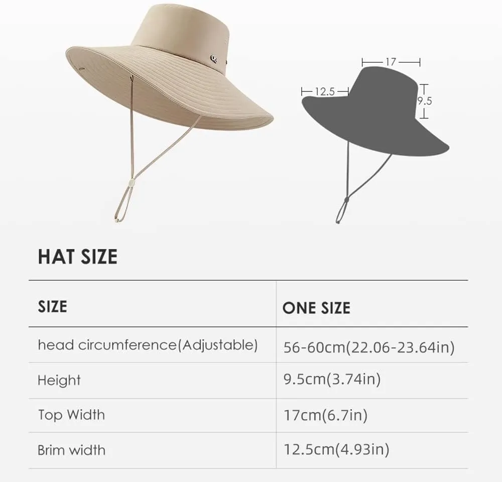 Men Women Foldable Fishing Hat UPF 50  Sun Hats Bucket Boonie Hat for Hiking Garden Safari Beach SNH3M274D
