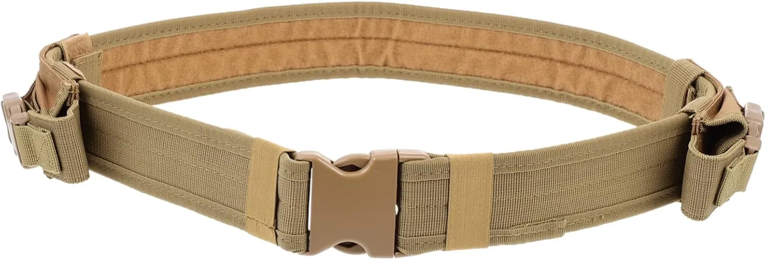 Mikikit Professional Waist Belt for Men Outdoor Camping Belt for Hiking and Fishing Multi-Functional Design for Outdoor Activities Material