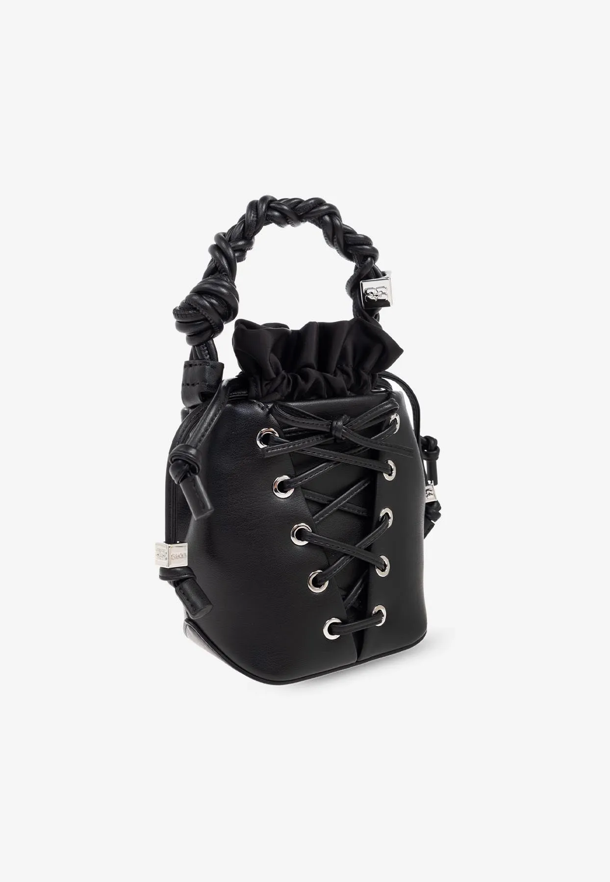 Mini Bou Lace-Up Bucket Bag