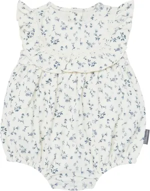 Modern Moments by Gerber Baby Girls Ruffle Bodice Bubble Romper