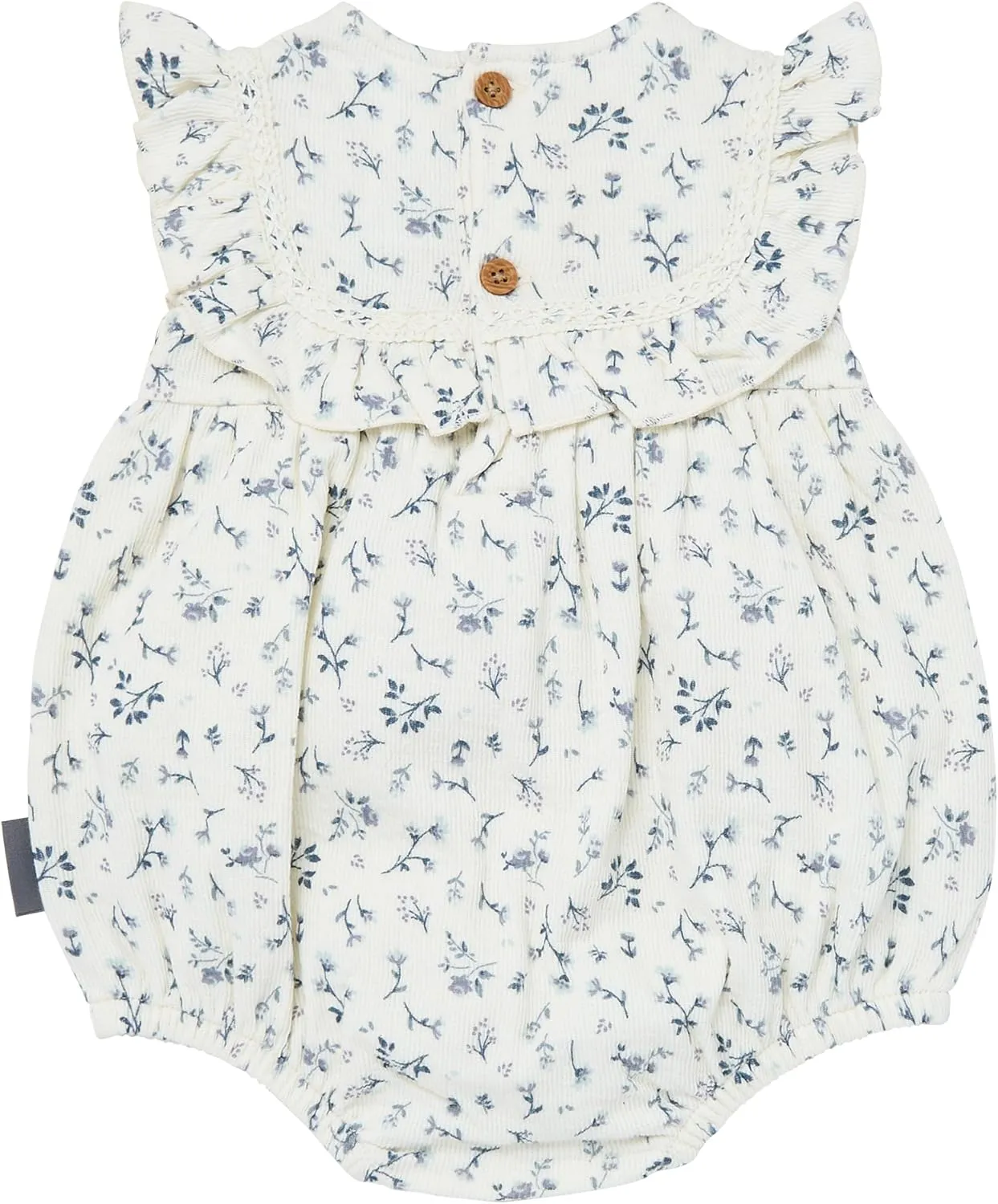 Modern Moments by Gerber Baby Girls Ruffle Bodice Bubble Romper