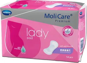 MoliCare Premium Bladder Control Pad Moderate Absorbency One Size Fits Most Female Disposable, 168654 - Case of 168