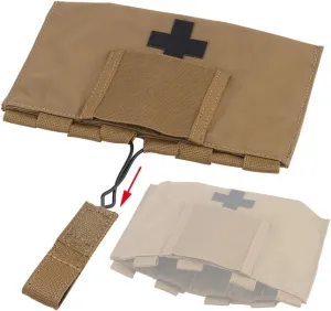 MOLLE Quick Release Tactical IFAK Pouch, First Aid Kit Medical Emergency EMT Bag,Outdoor Sport Military Game Hunting Airsoft Gear
