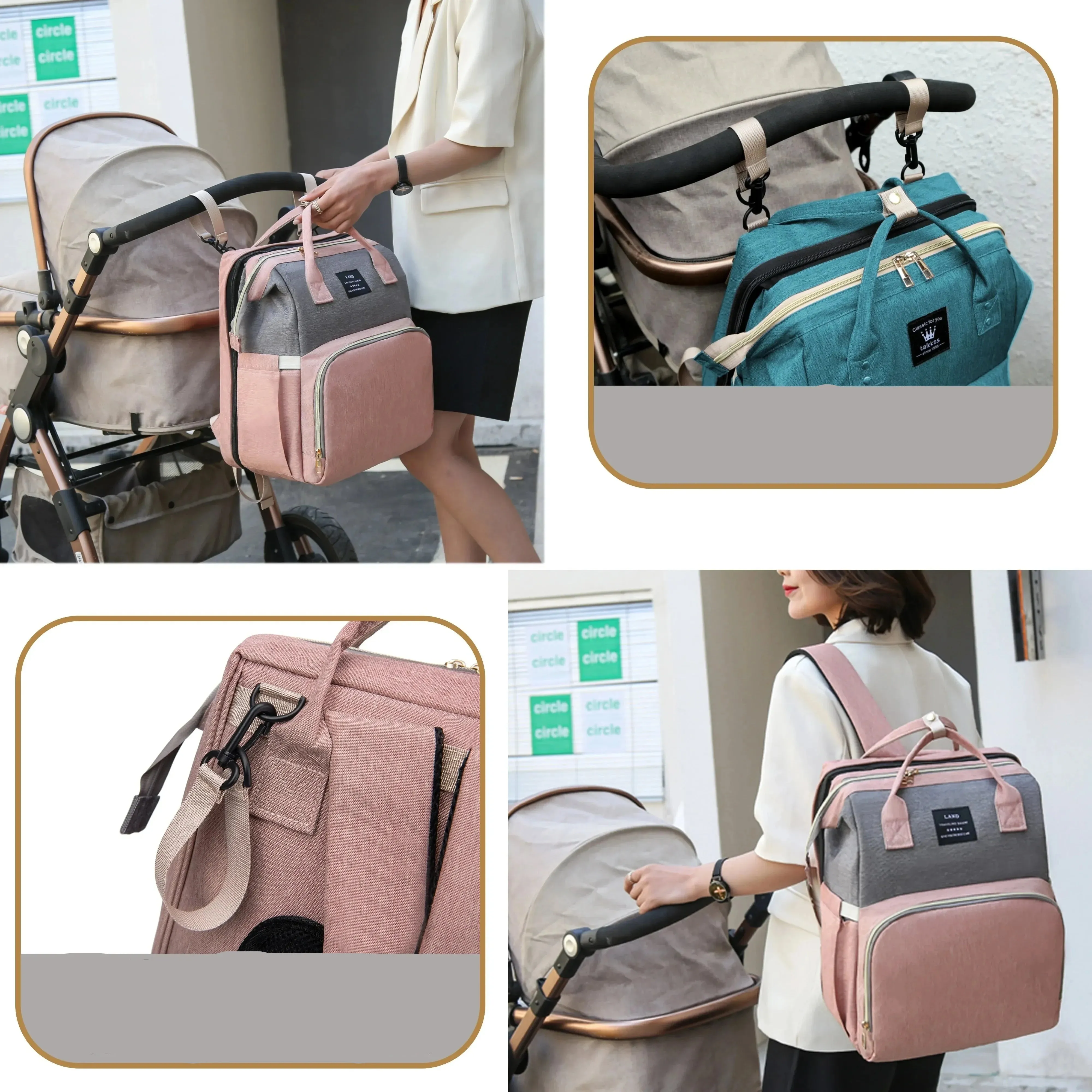 Mommy Bag & Travel Crib