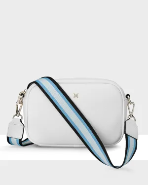 Monica Camera Crossbody Bag   Stripe Bag Strap