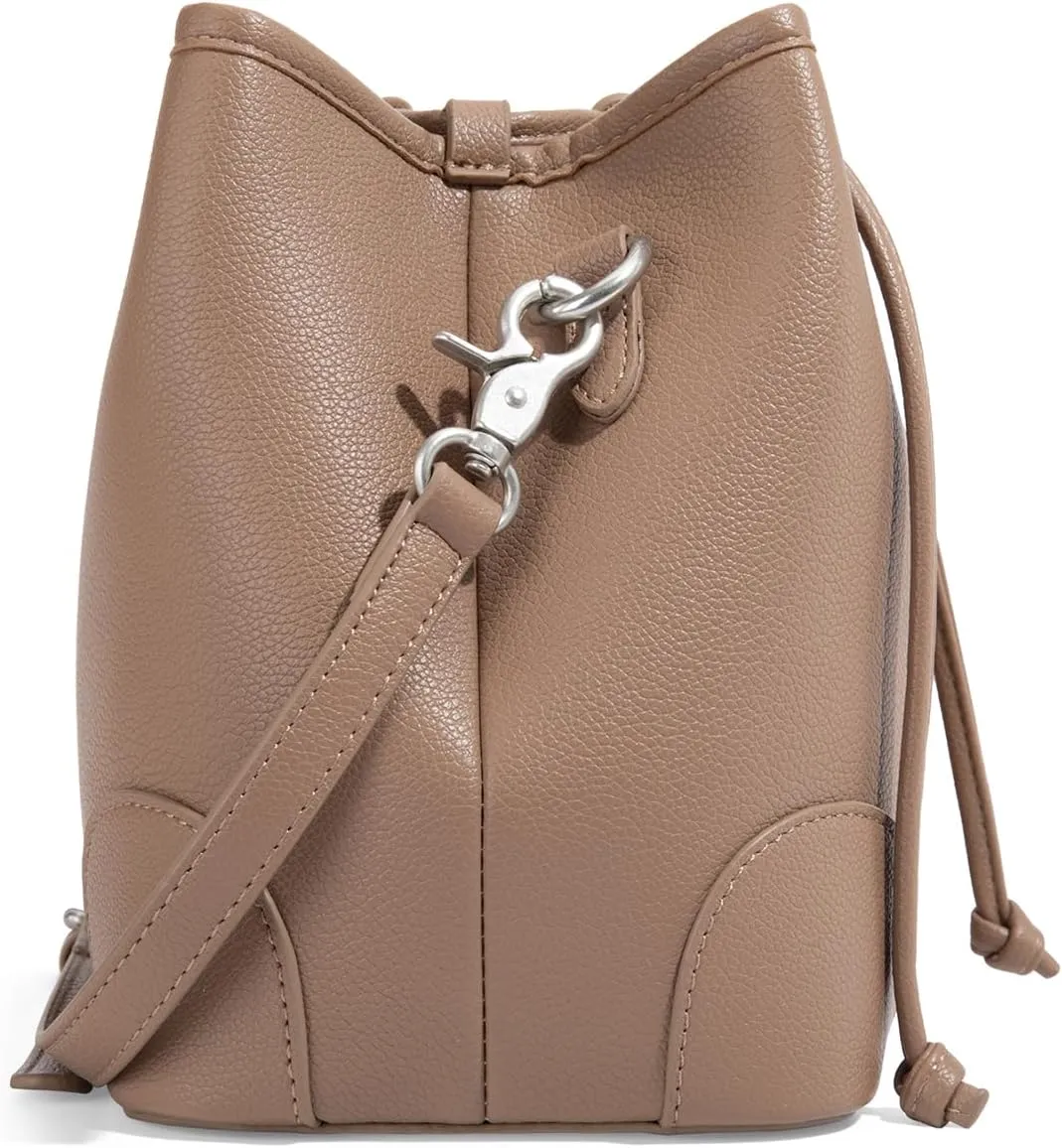 Montana West Lee Small Crossbody Bags for Women Drawstring Bucket Purse with Adjustable Strap