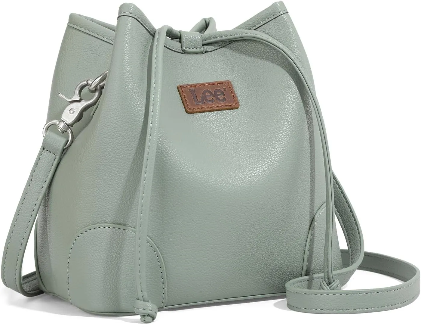Montana West Lee Small Crossbody Bags for Women Drawstring Bucket Purse with Adjustable Strap