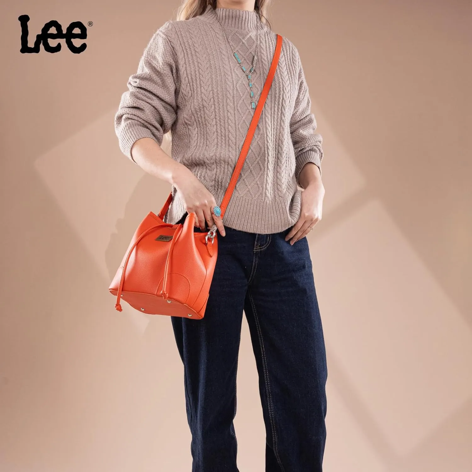 Montana West Lee Small Crossbody Bags for Women Drawstring Bucket Purse with Adjustable Strap