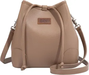 Montana West Lee Small Crossbody Bags for Women Drawstring Bucket Purse with Adjustable Strap