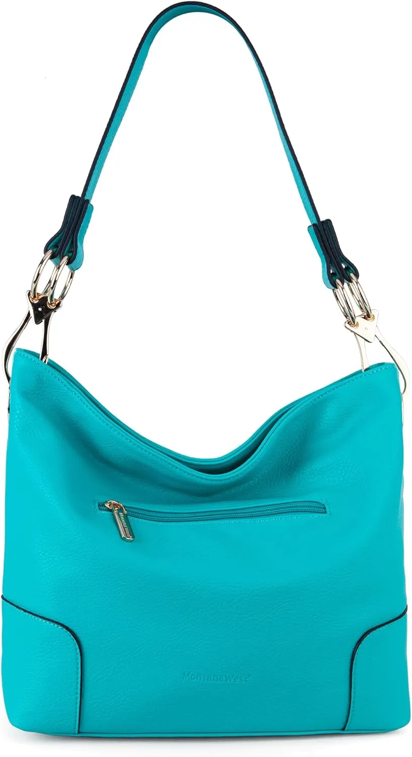 Montana West Medium Hobo Bags for Women Top Handle Satchel Shoulder Purse Bucket Handbag