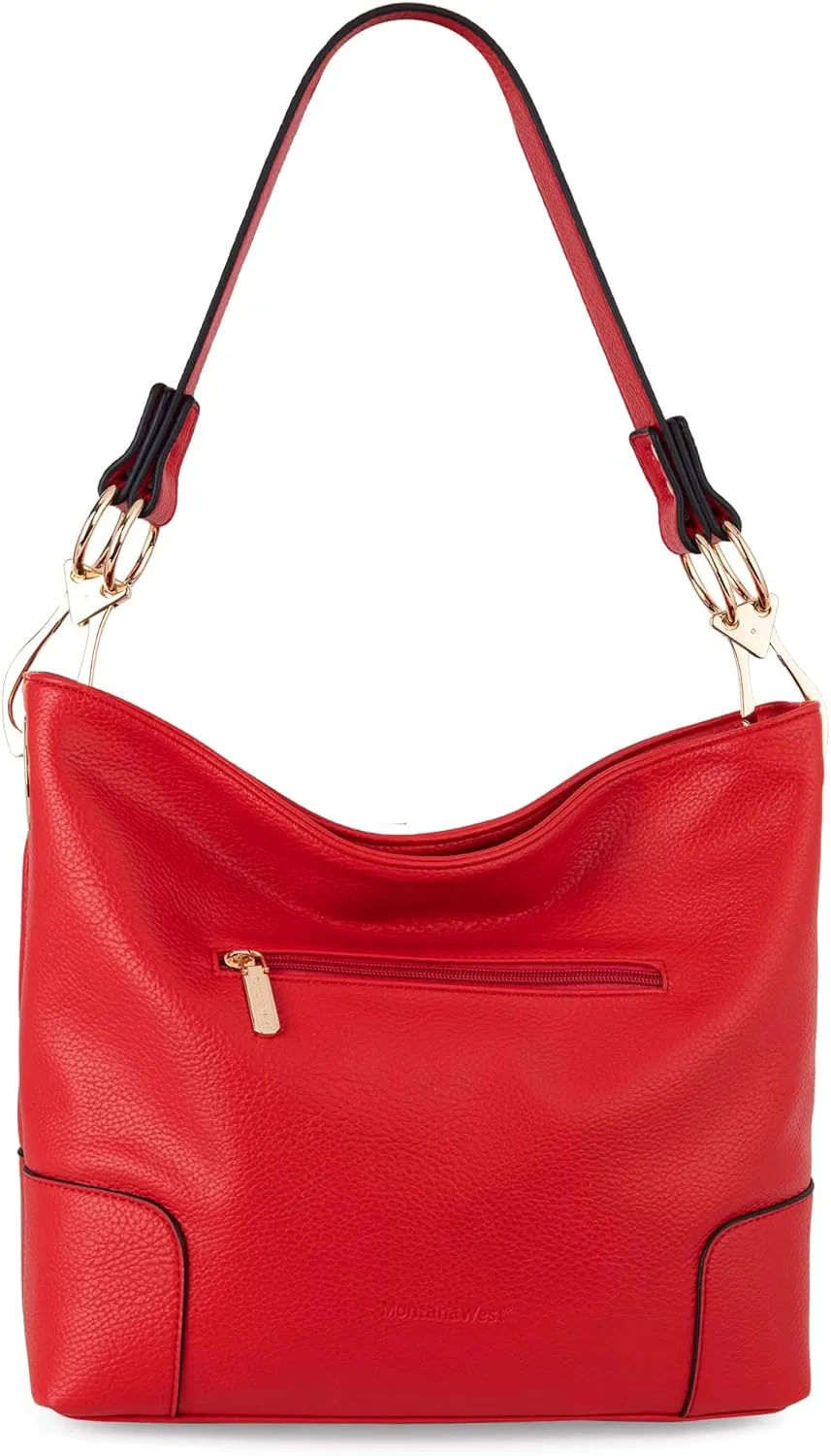 Montana West Medium Hobo Bags for Women Top Handle Satchel Shoulder Purse Bucket Handbag