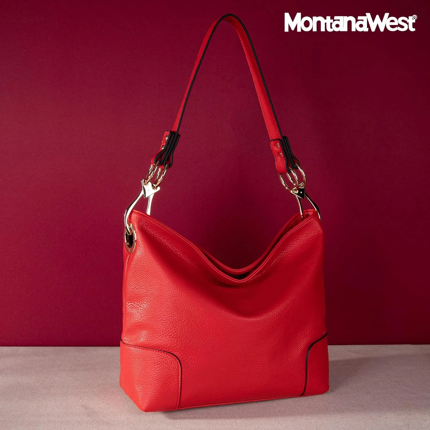 Montana West Medium Hobo Bags for Women Top Handle Satchel Shoulder Purse Bucket Handbag