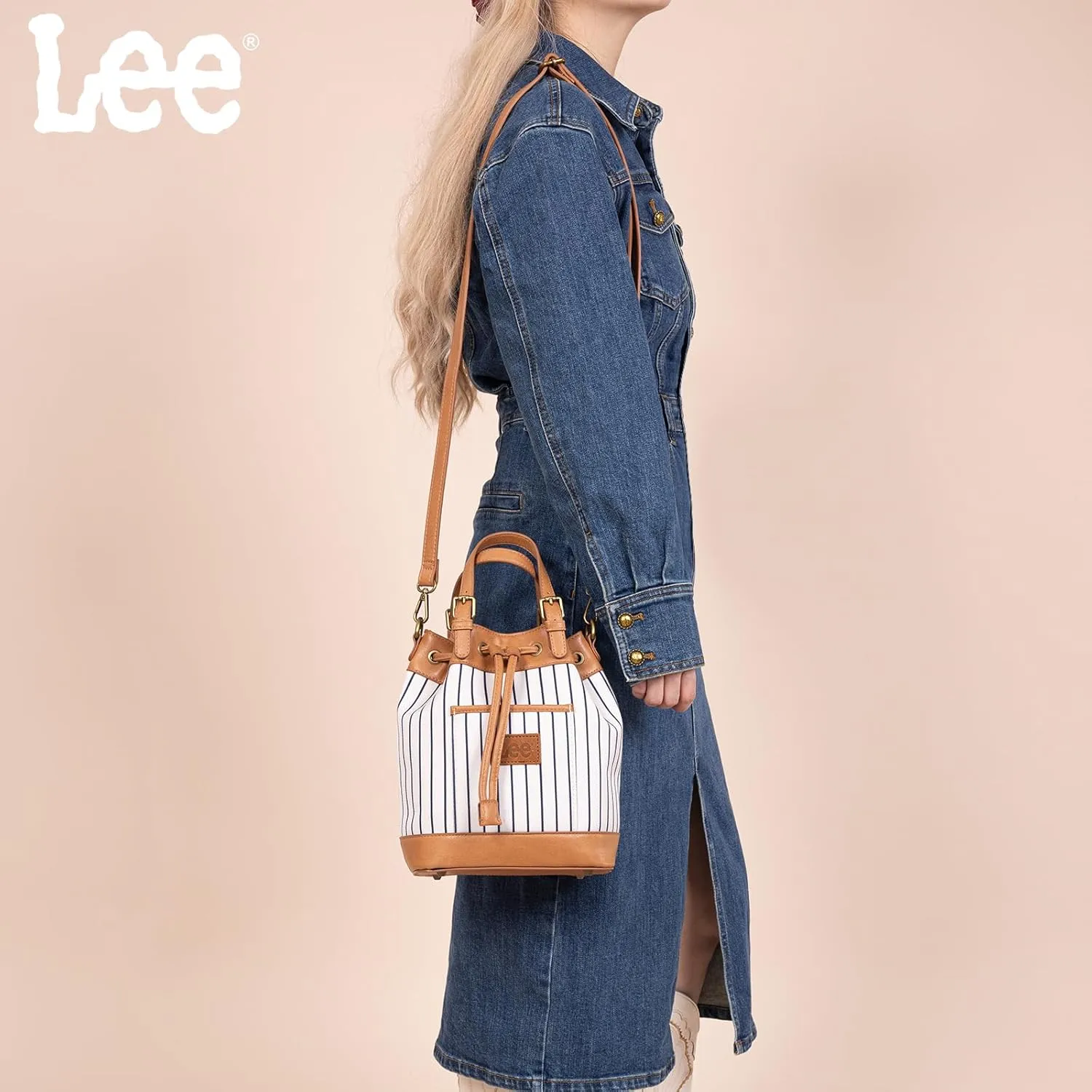 Montana West x Lee 3-in-1 Convertible Purses for Women – Drawstring Bucket Bag, Crossbody Bag & Backpack Purse