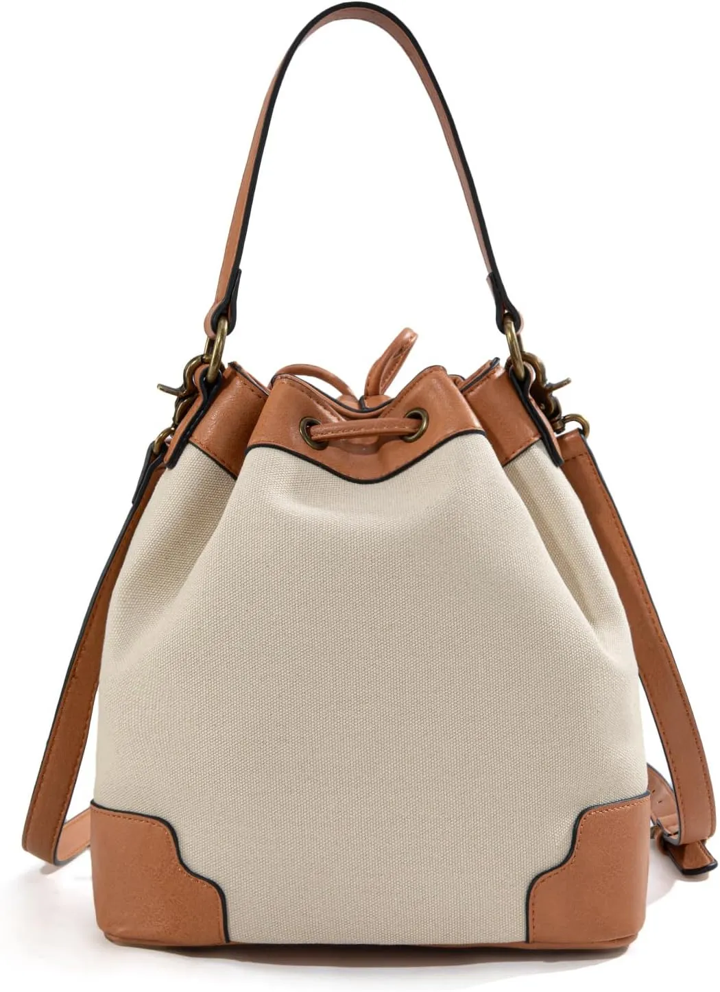 Montana West X Lee Bucket Bag for Women Drawstring Hobo Crossbody Bag with Detachable Straps