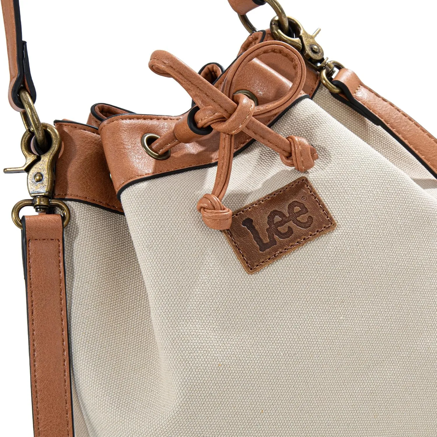 Montana West X Lee Bucket Bag for Women Drawstring Hobo Crossbody Bag with Detachable Straps