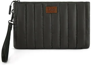 Montana West x Lee Large Wristlet Purse for Women Quilted Puffer Clutch Slim Wallet Handbags Holder Cell Phone Organizer