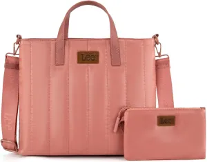 Montana West x Lee Puffer Tote Bag Lightweight Crossbody Bags for Women with Clutch