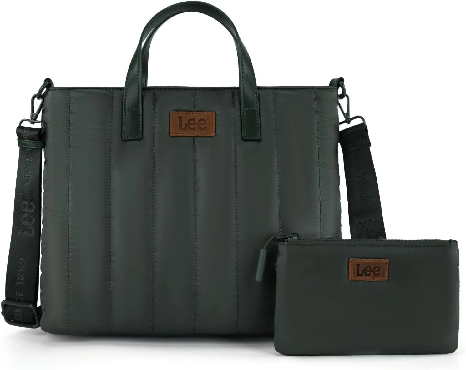 Montana West x Lee Puffer Tote Bag Lightweight Crossbody Bags for Women with Clutch