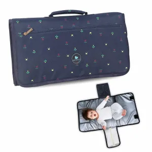 Motherly Portable Diaper Changing Mat for Newborn baby, Leakage Proof Diaper Changing Pad for Traveling with Advanced Features, One-Hand Foldable Massage Mat, Baby Shower Gift