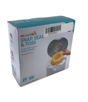 Munchkin Arm & Hammer Snap, Seal & Toss Diaper Pail Refills