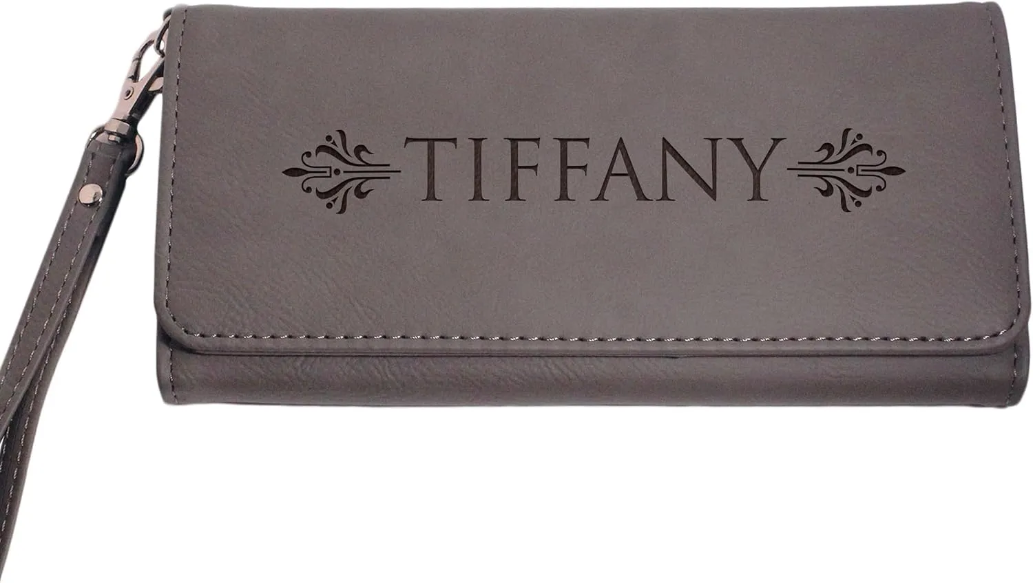 My Personal Memories, Personalized Women's Wristlet Wallet Clutch Purse with Removable Strap that Fits Keys, Phone and more