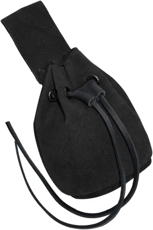 Mythrojan Medieval Drawstring Belt Bag, Ideal for SCA LARP Reenactment & Ren Fair