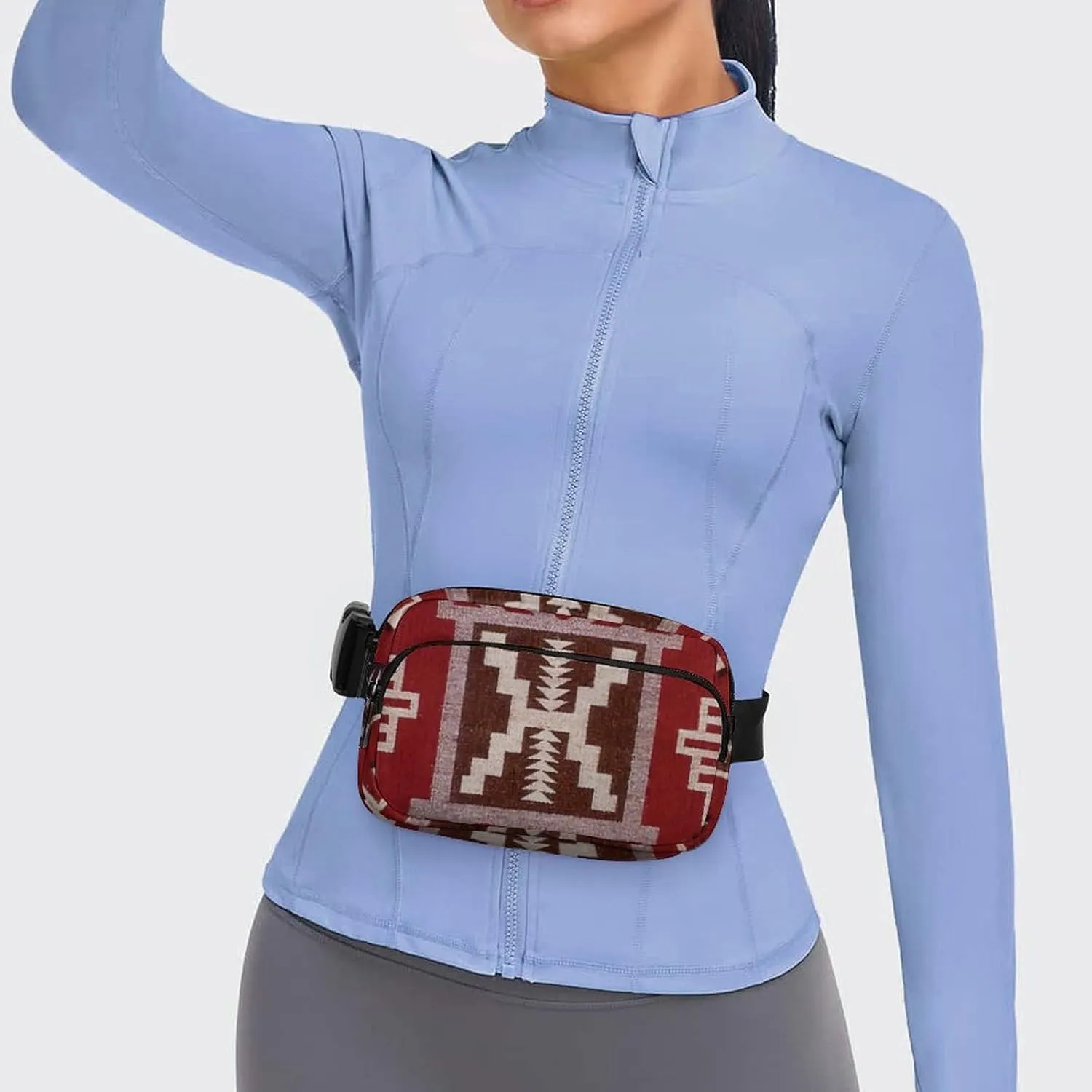 Native American Storm Large Capacity Portable All Print Waist Bag