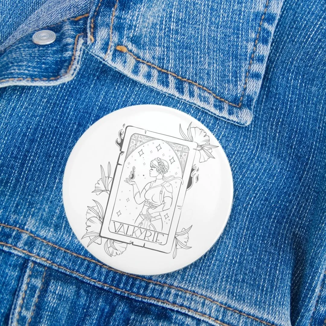 Nesta Valkyrie ACOTAR Pin | Bookish Pinback Button