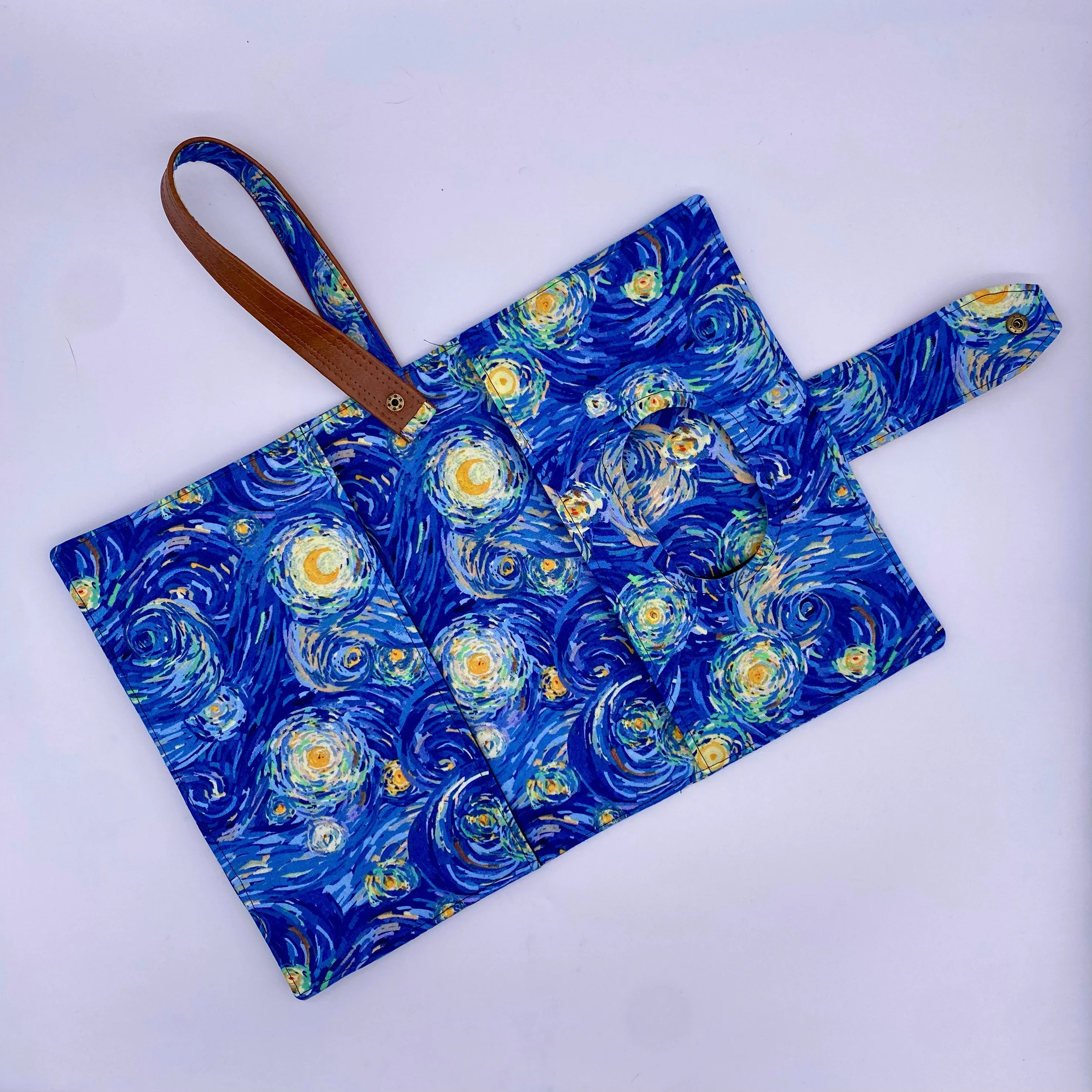 Night Stars Diaper Clutch